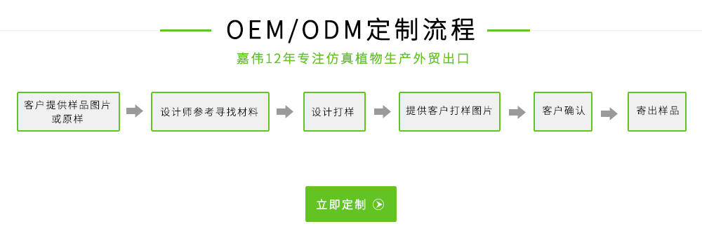 嘉伟仿真植物OEM/ODM定制